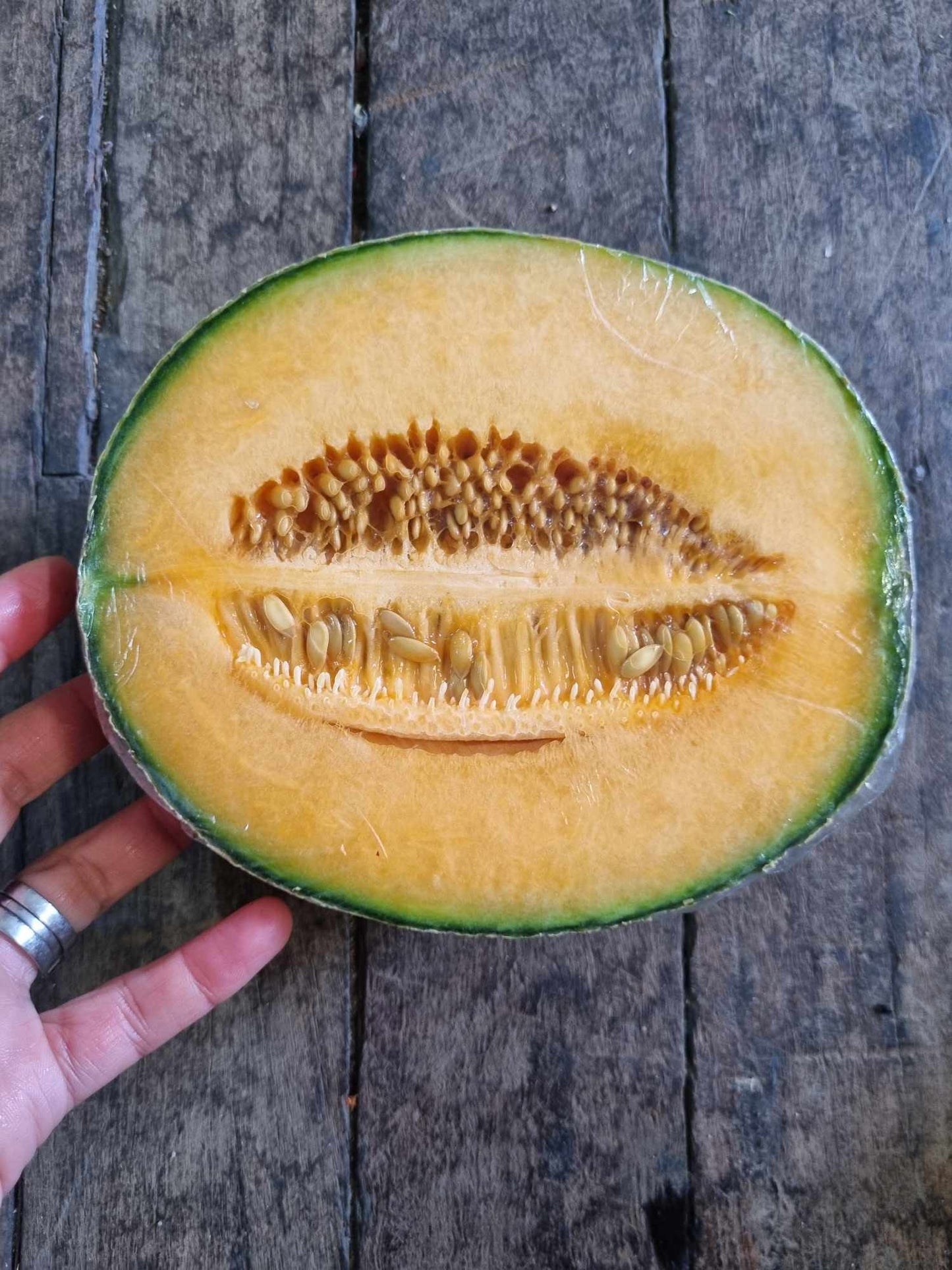 Rockmelon half