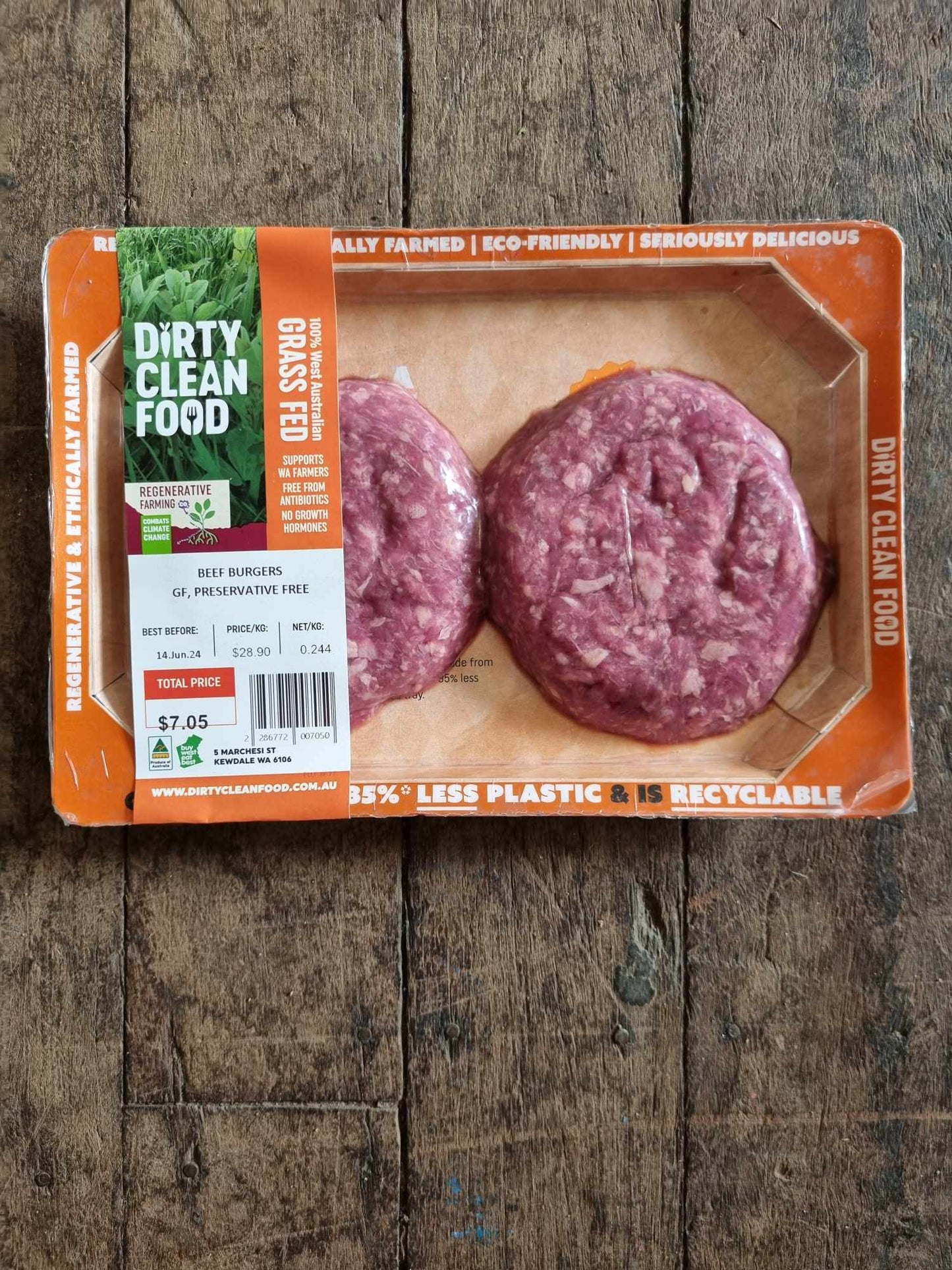 Beef Burgers - 2 Pack