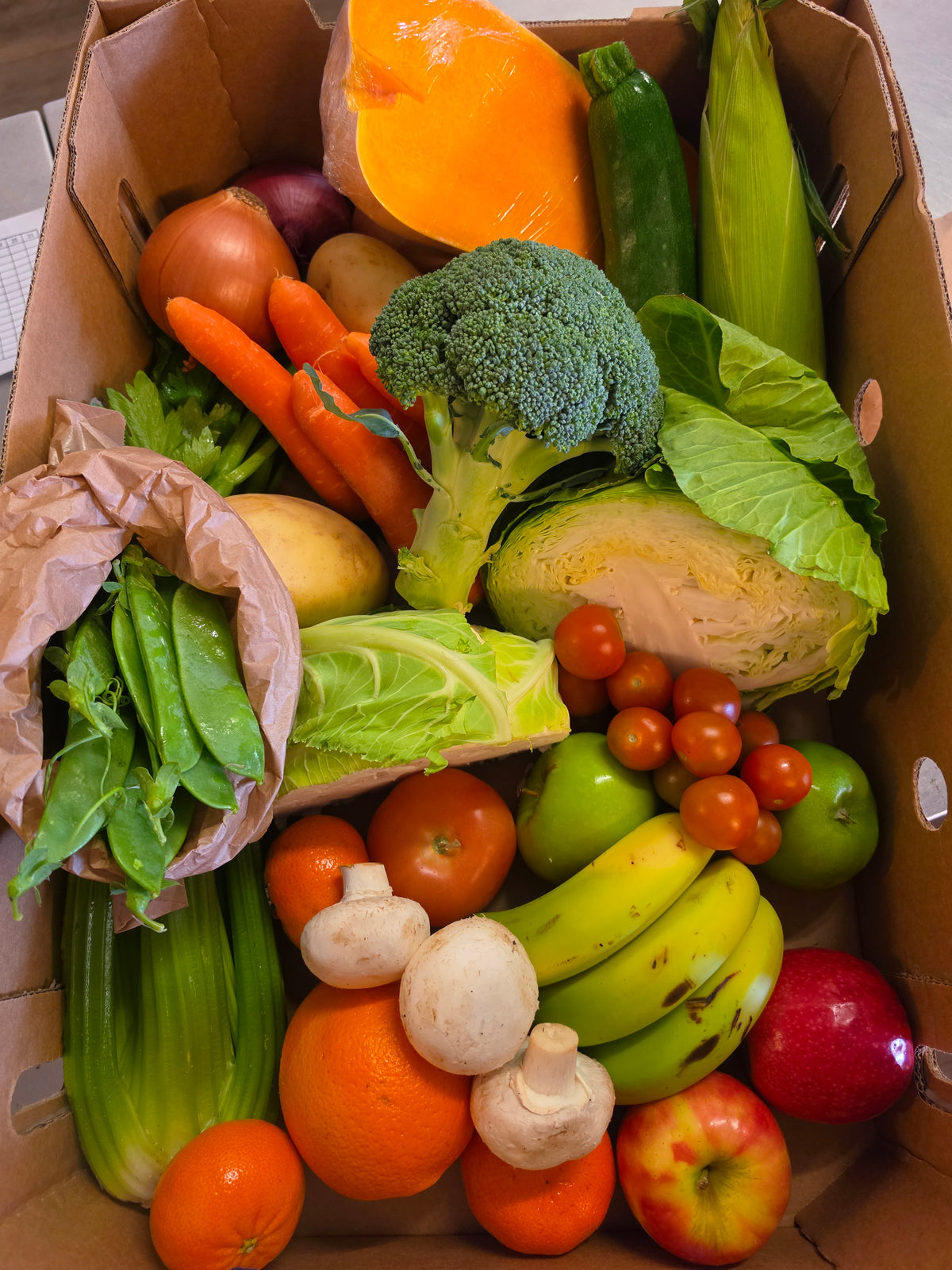 Fruit & Vegetable Box: $55 AUD