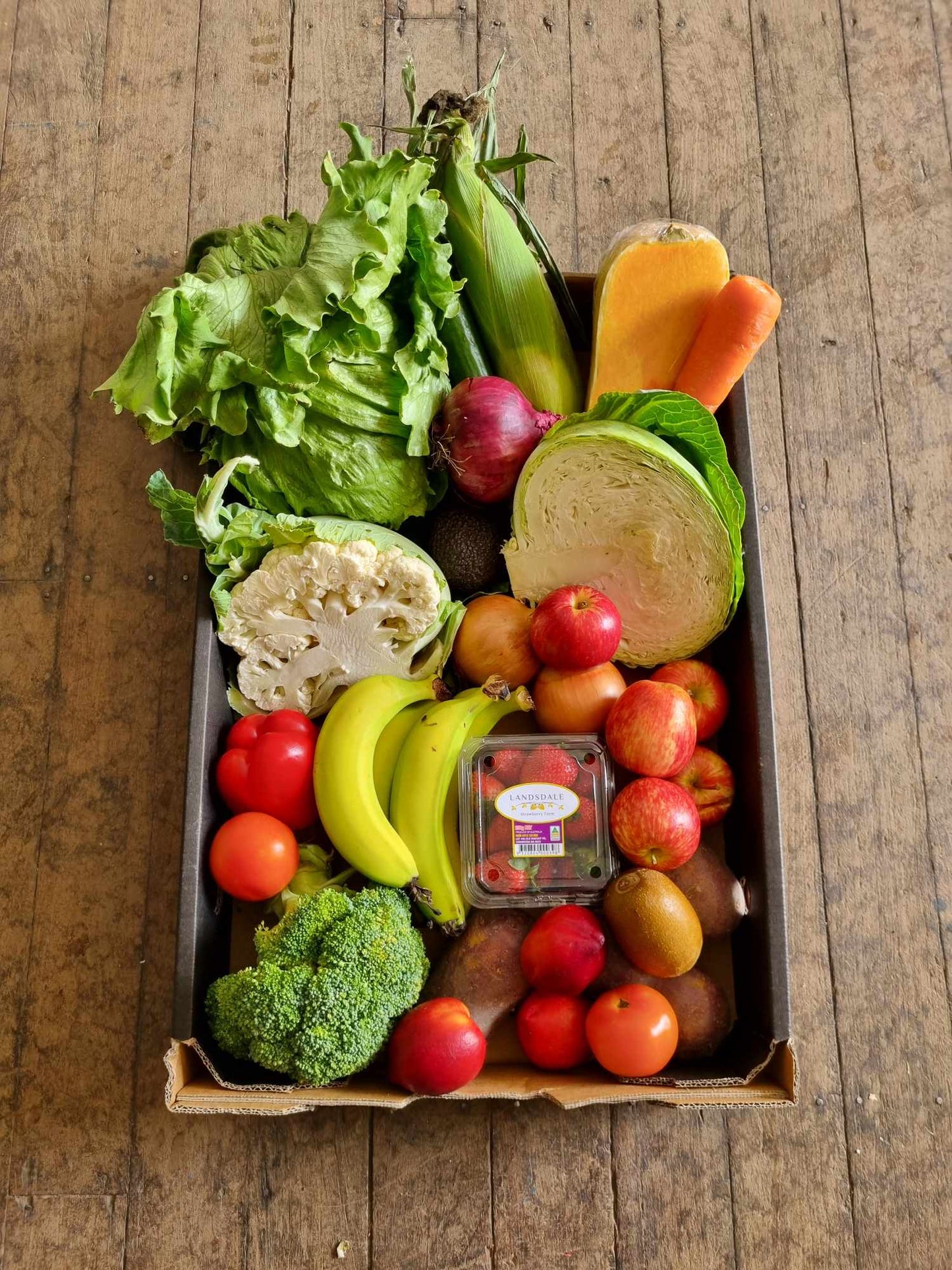 Fruit & Vegetable Box: $55 AUD