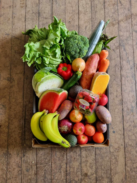 Fruit & Vegetable Box: $90 AUD