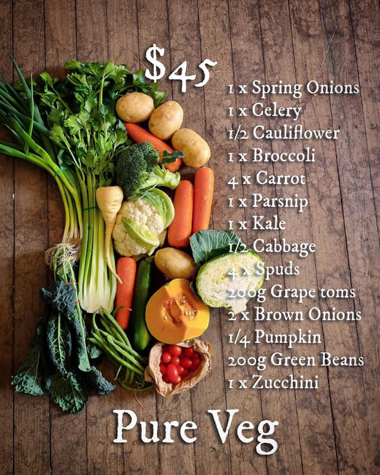 Vegetable Box: $45 AUD