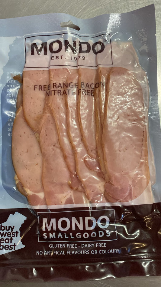 Mondo Nitrate Free Rib Bacon