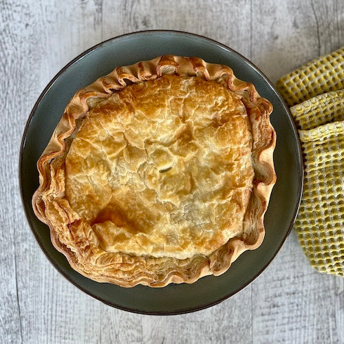 Family Sized Chicken & Leek Pie